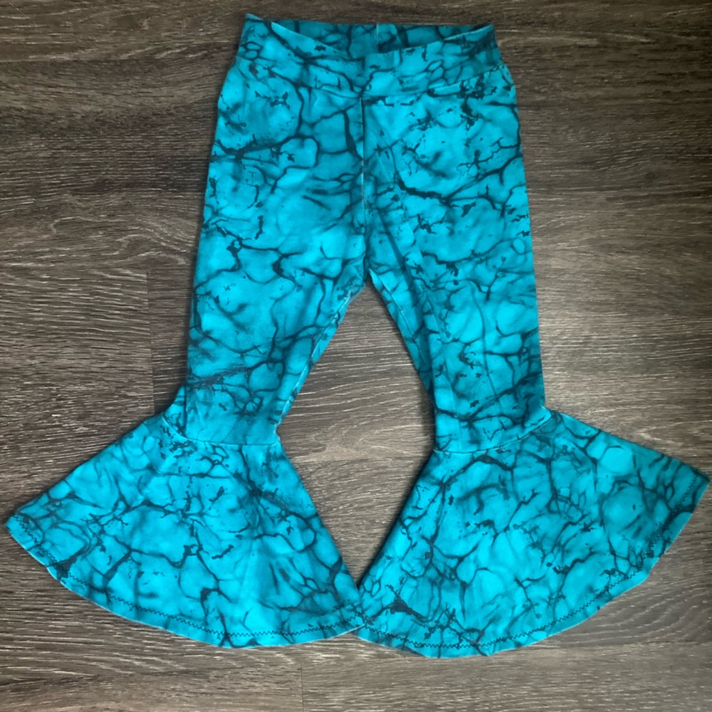 Turquoise bell bottoms